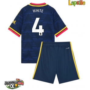 Arsenal Ben White #4 Vieraspaita Lapsille 2026-27 Lyhythihainen (+ shortsit)